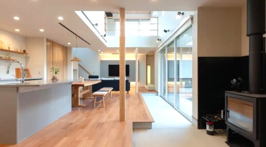 リフォームされた内装