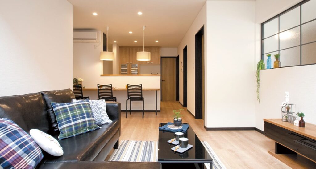 リフォームされたリビング