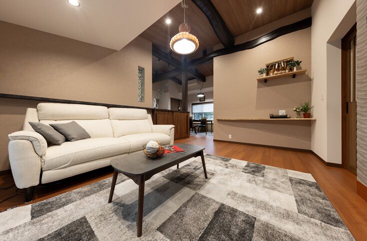 リフォームされたリビング