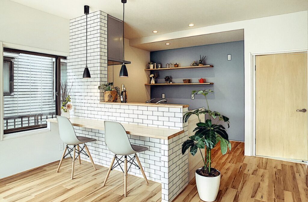 カフェスタイルの家