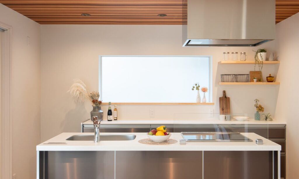 リノベーションされたキッチン