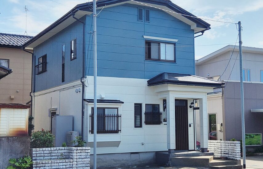 リフォームされた家の外観