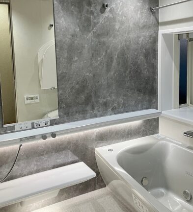 リフォームされたバスルーム